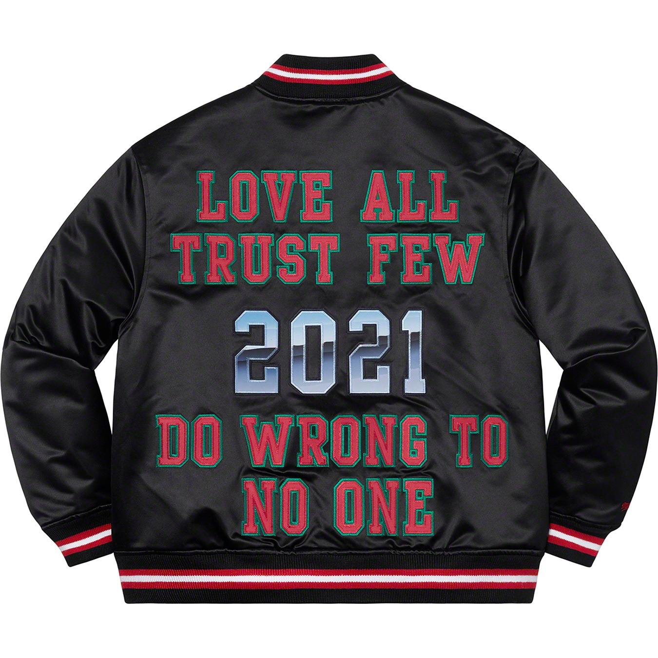 Supreme®/Mitchell & Ness® Satin Varsity Jacket view 8